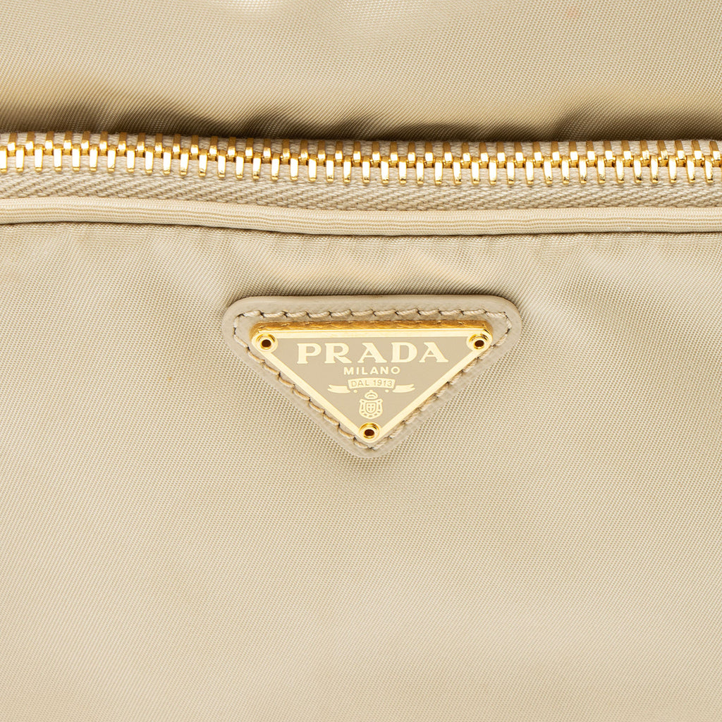 Prada Re-Nylon Duet Drawstring Bucket Bag
