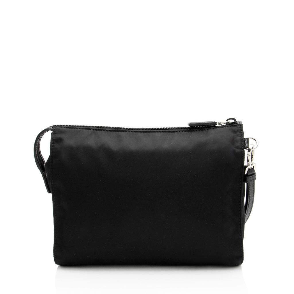 Prada Re-Nylon Saffiano Wristlet