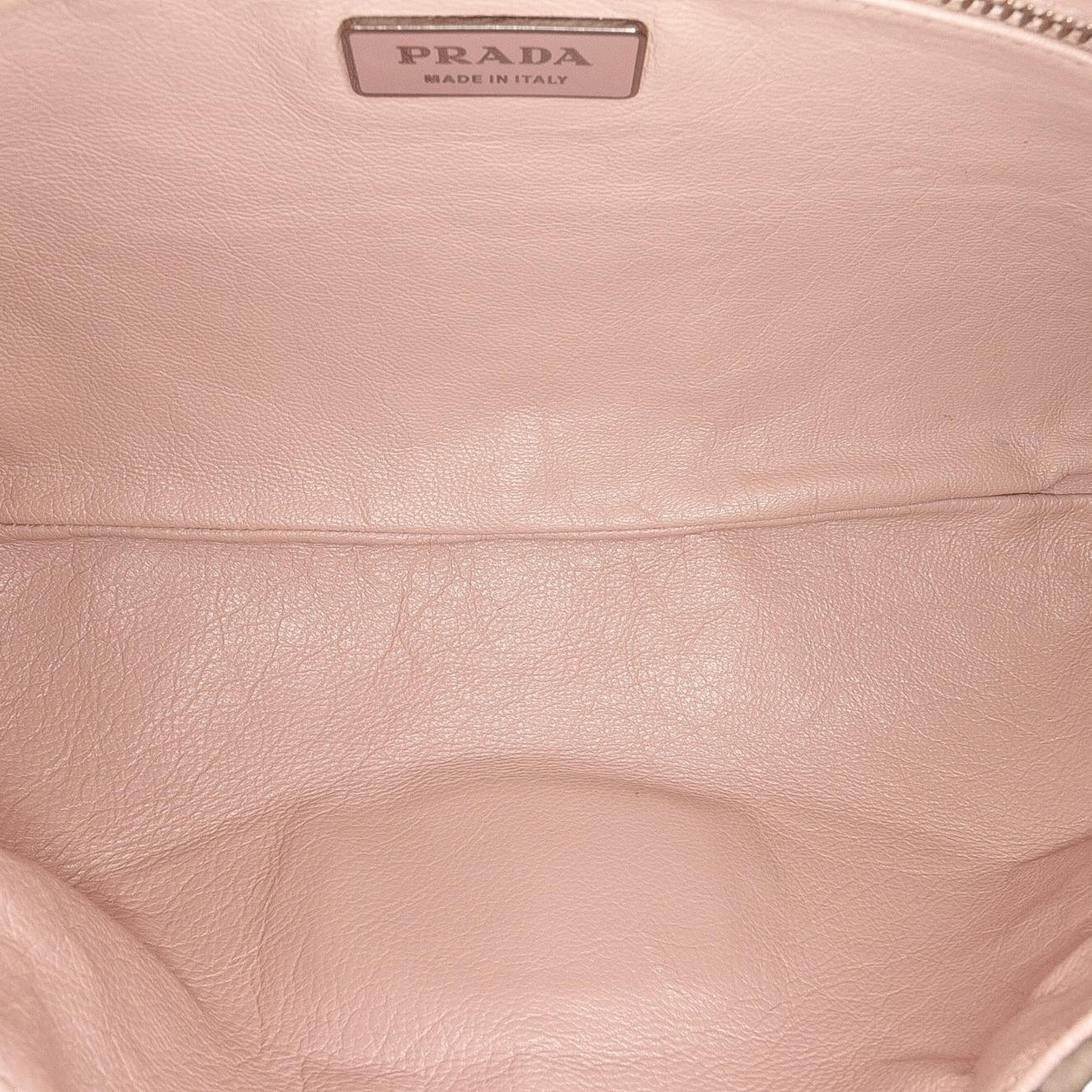Prada Royal Calf Pushlock Shoulder Bag