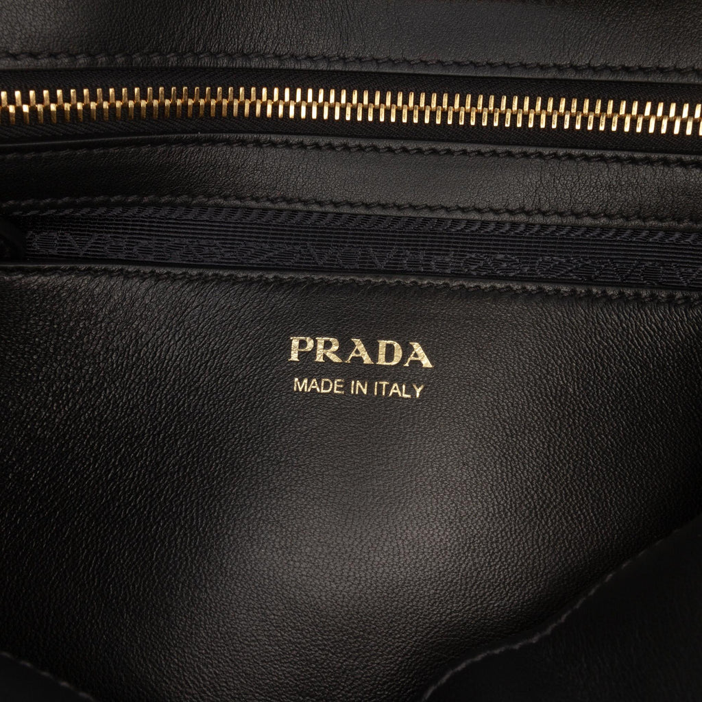 Prada Saffiano And City Calf Esplanade Satchel