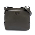 Prada Saffiano Brique Zip Top Crossbody