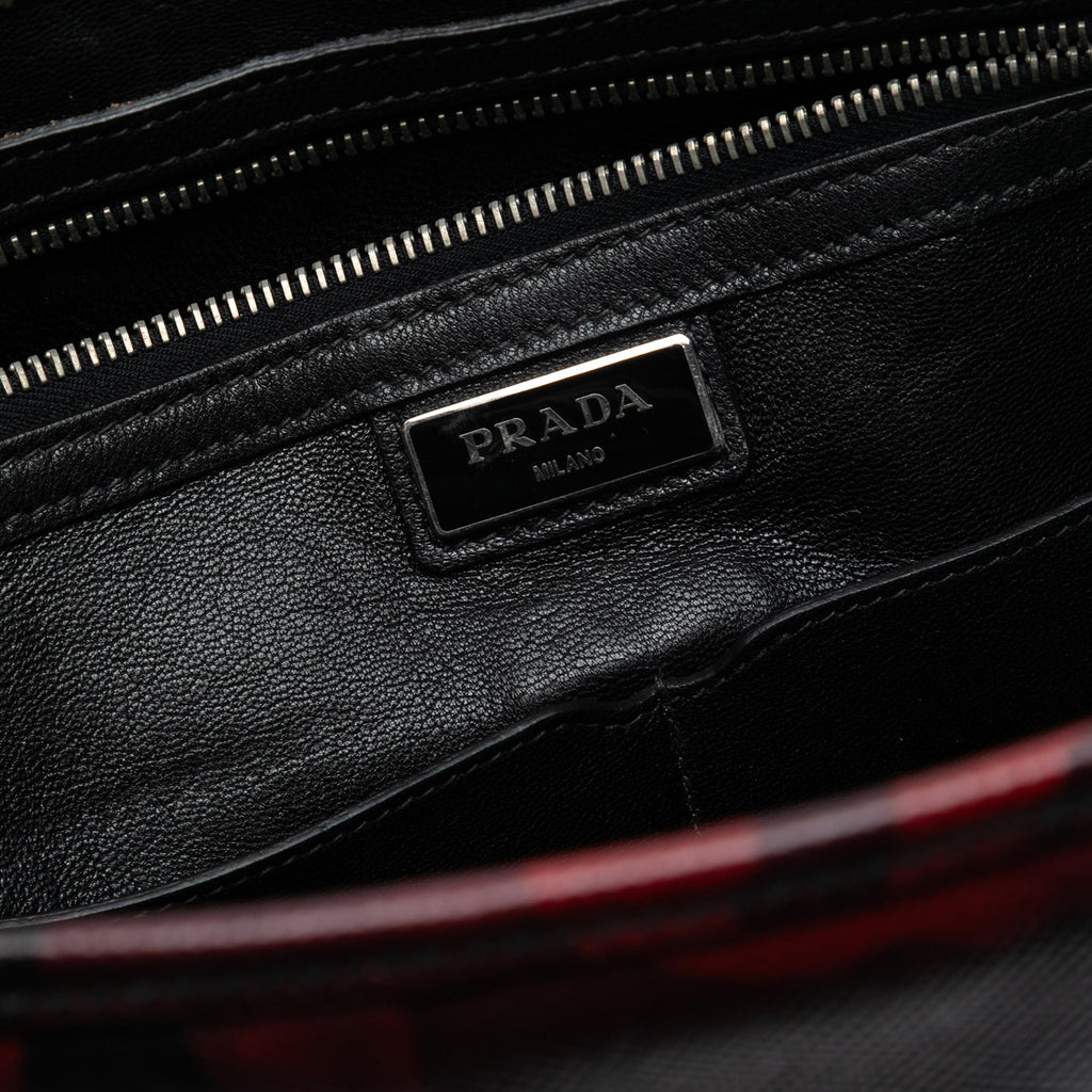 Prada Saffiano Camouflage Print Briefcase