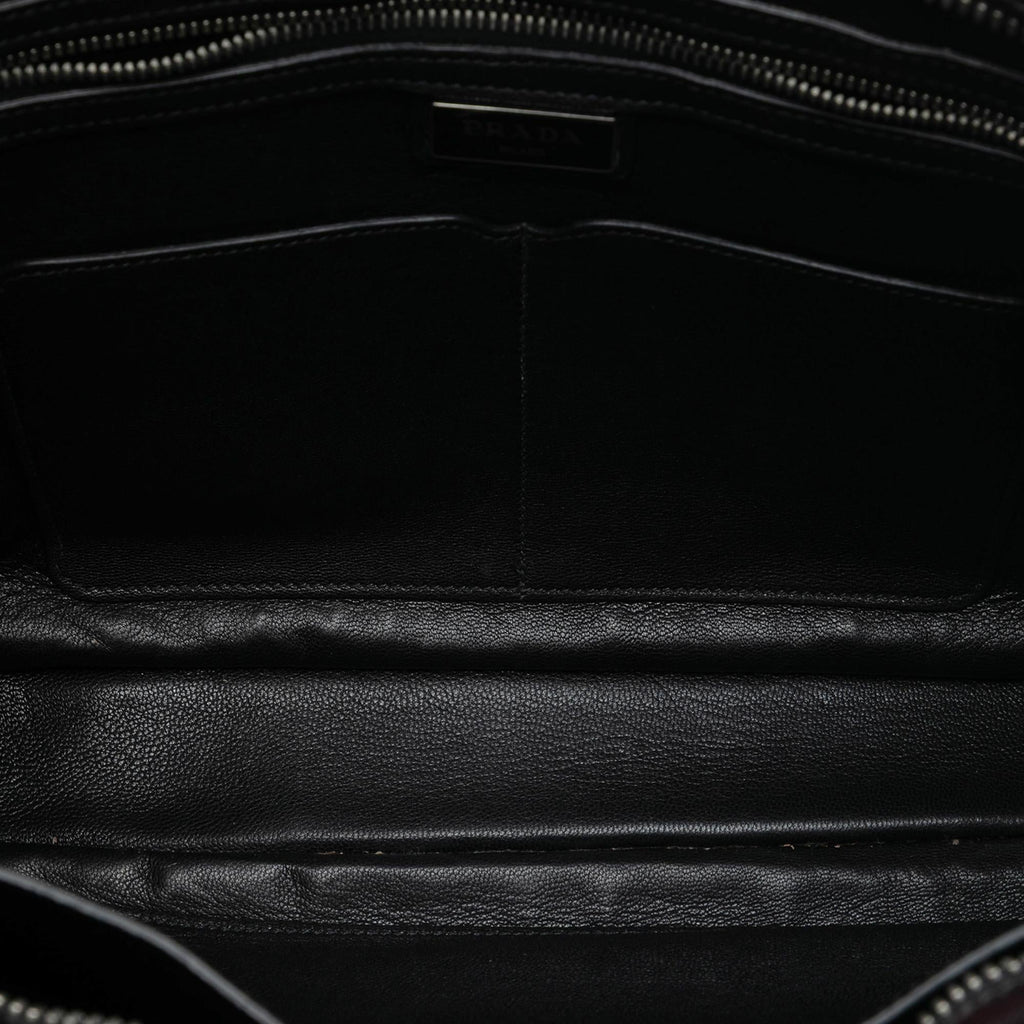 Prada Saffiano Camouflage Print Briefcase