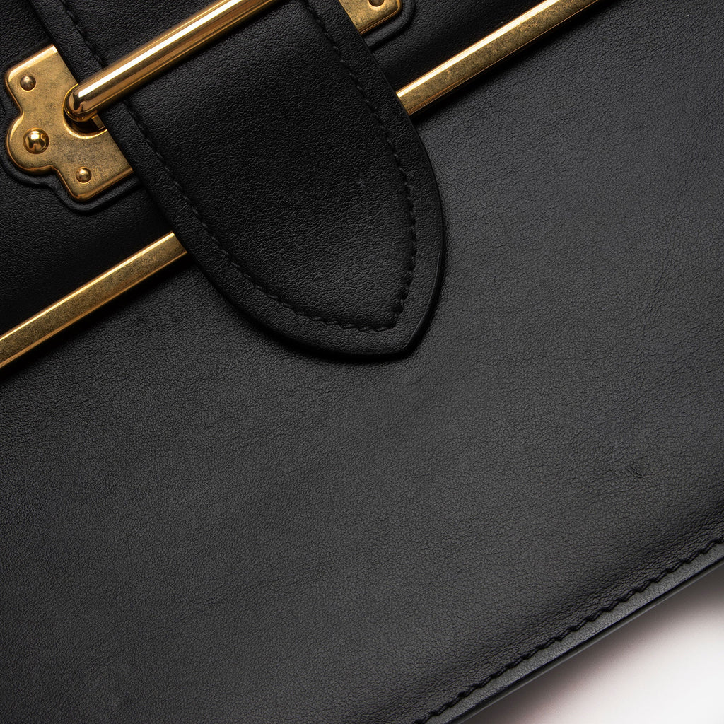Prada Calfskin Cahier Top Handle (SHF-1Td68q)