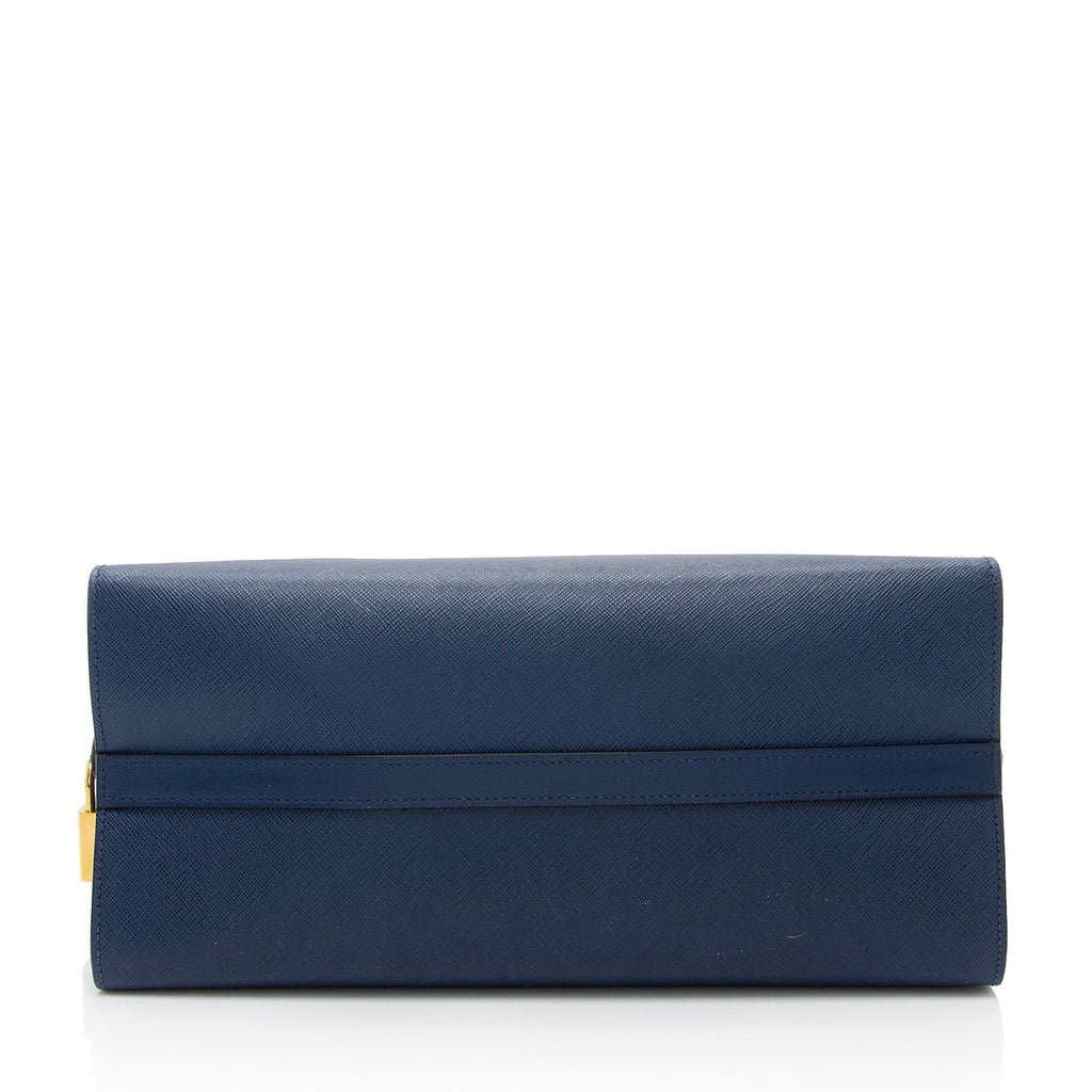Prada Saffiano City Calf Esplanade Medium Tote (SHF-gGZXTx)