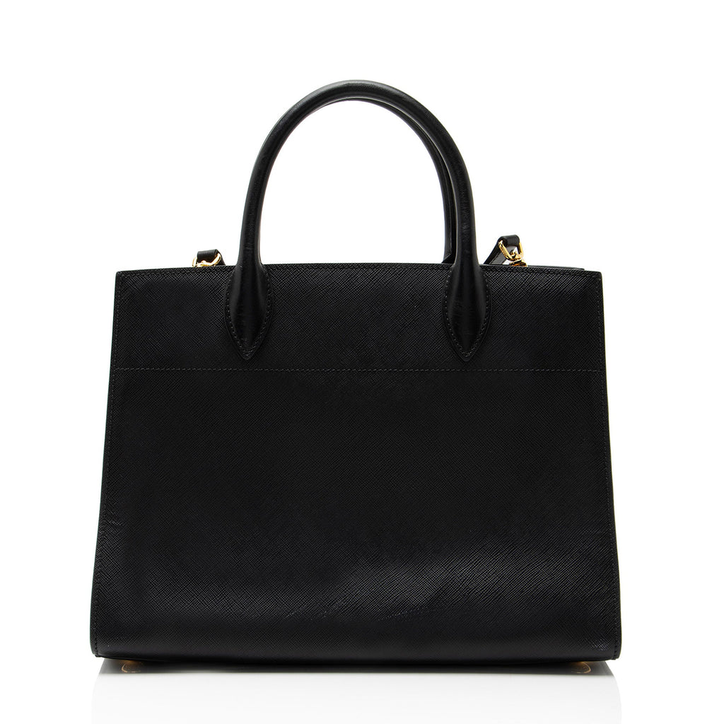 Prada Saffiano Cuir City Bibliotheque Medium Tote