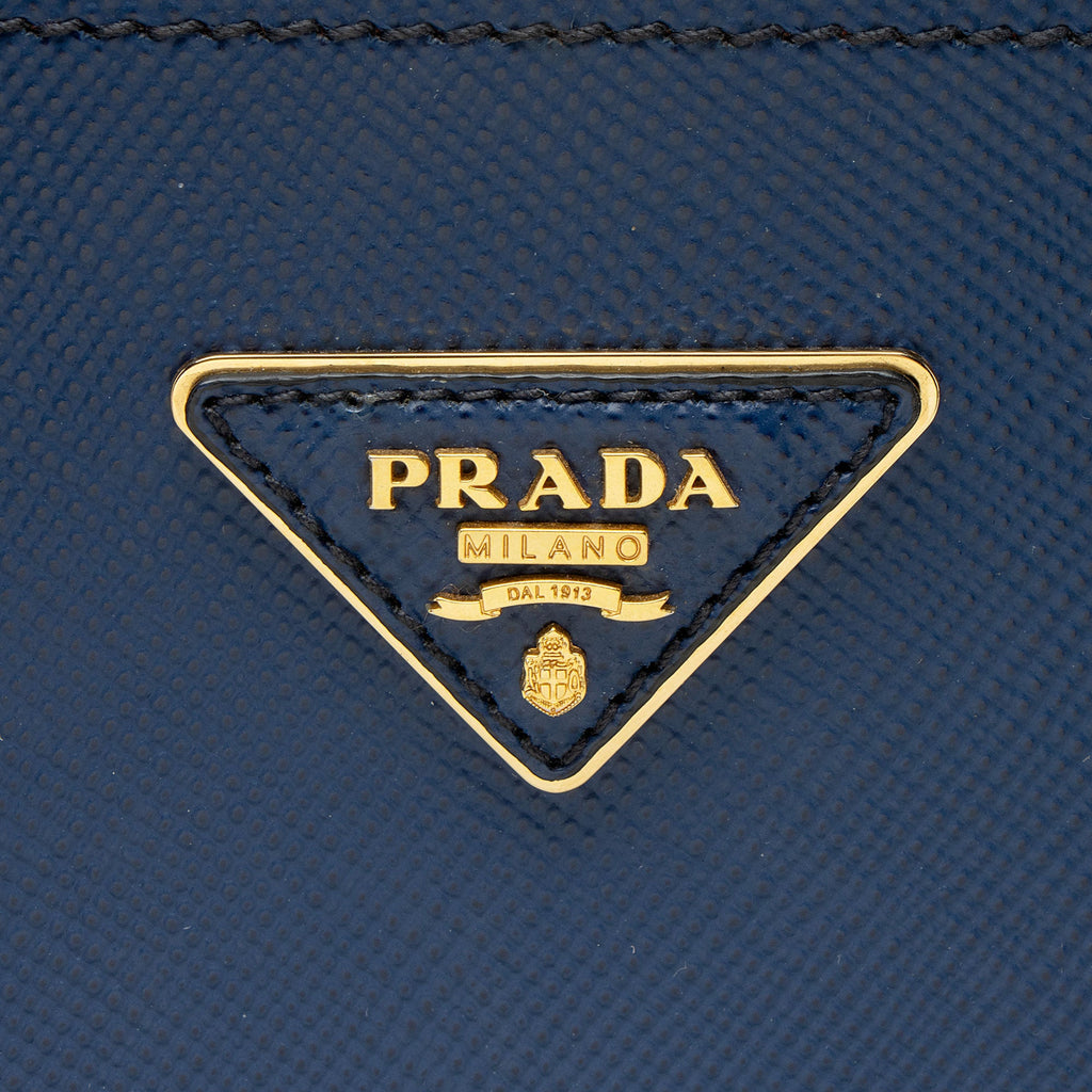 Prada Saffiano Cuir Double Handle Medium Tote