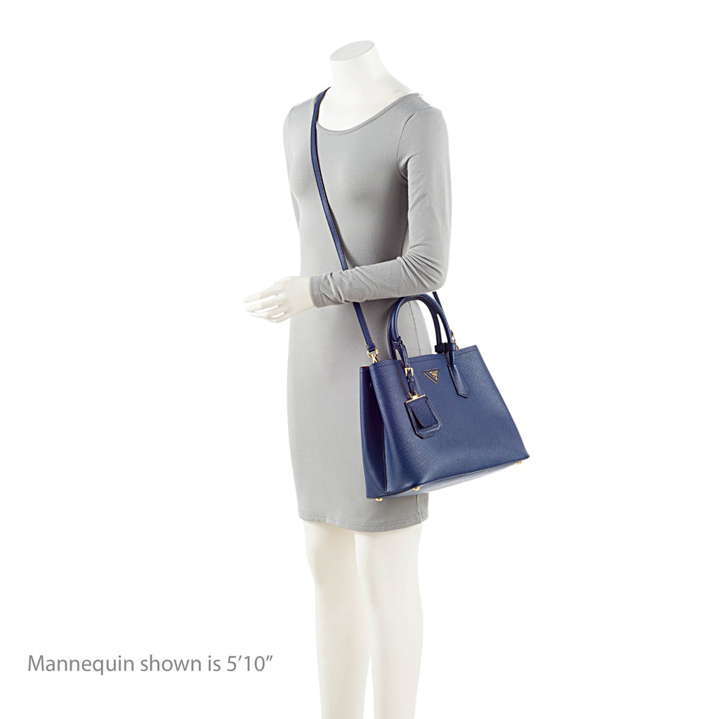 Prada Saffiano Cuir Double Handle Medium Tote