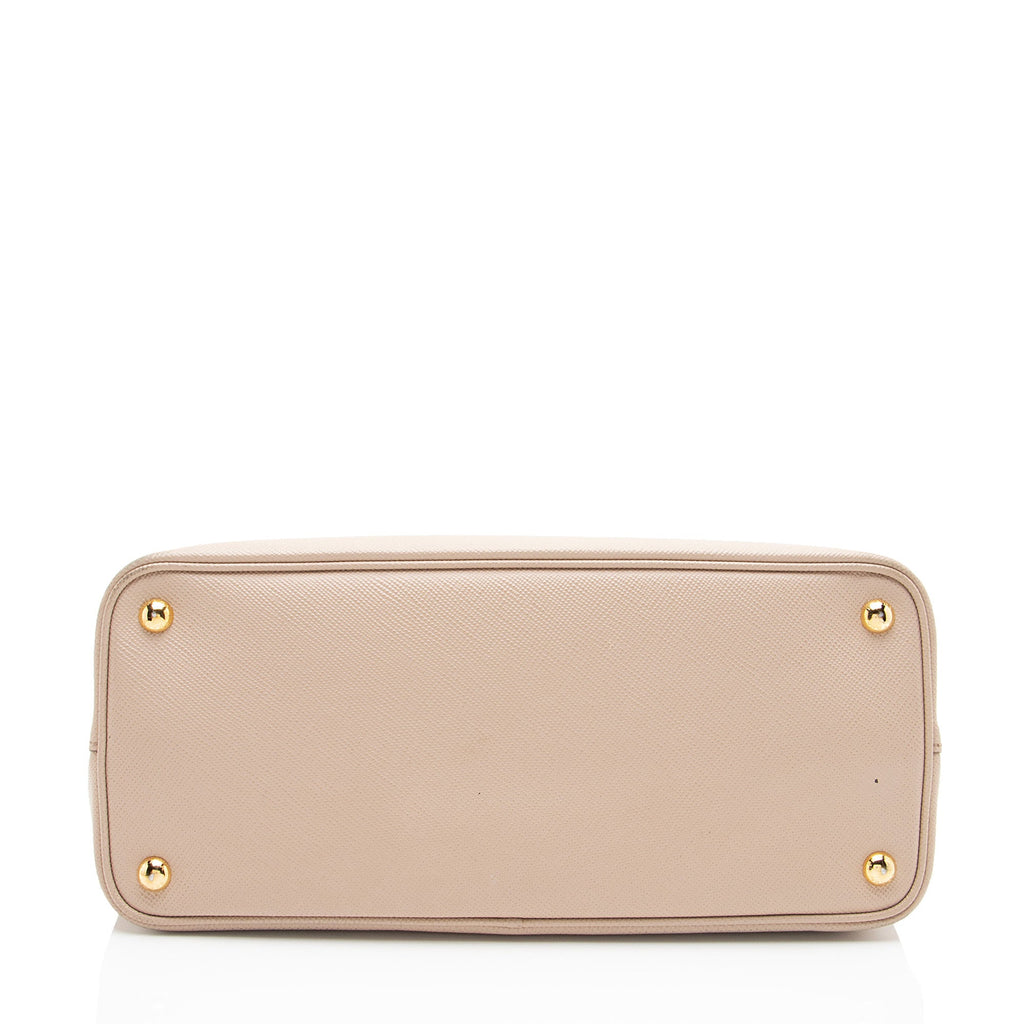Prada Saffiano Cuir Double Handle Medium Tote