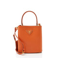 Prada Saffiano Cuir Panier Small Bucket Bag