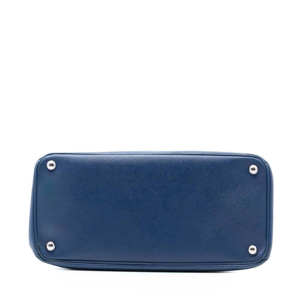 Prada Saffiano Cuir Turnlock Twin Satchel