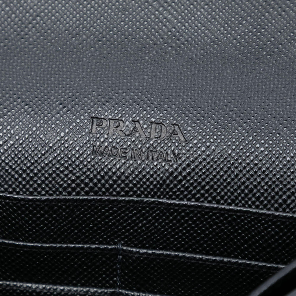 Prada Saffiano Flap Clutch