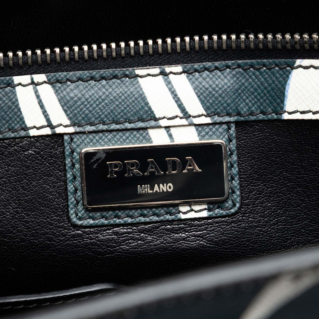 Prada Saffiano Hawaiian Print Tote