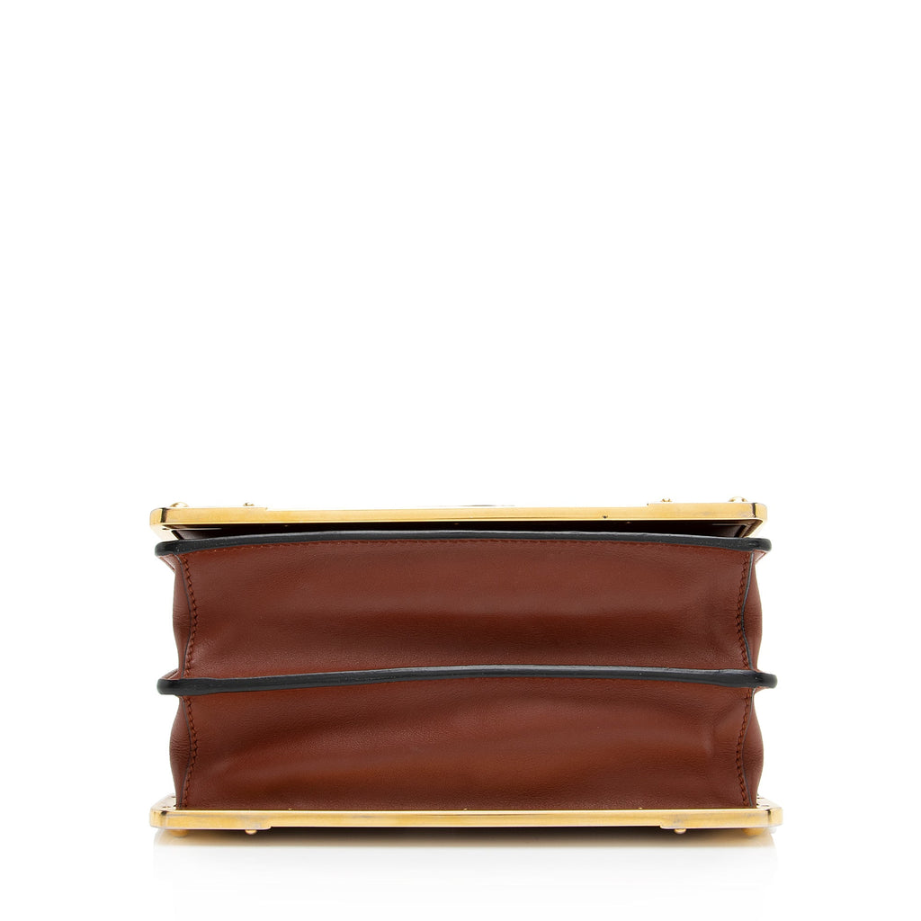 Prada Saffiano Leather Cahier Shoulder Bag (SHF-23798)
