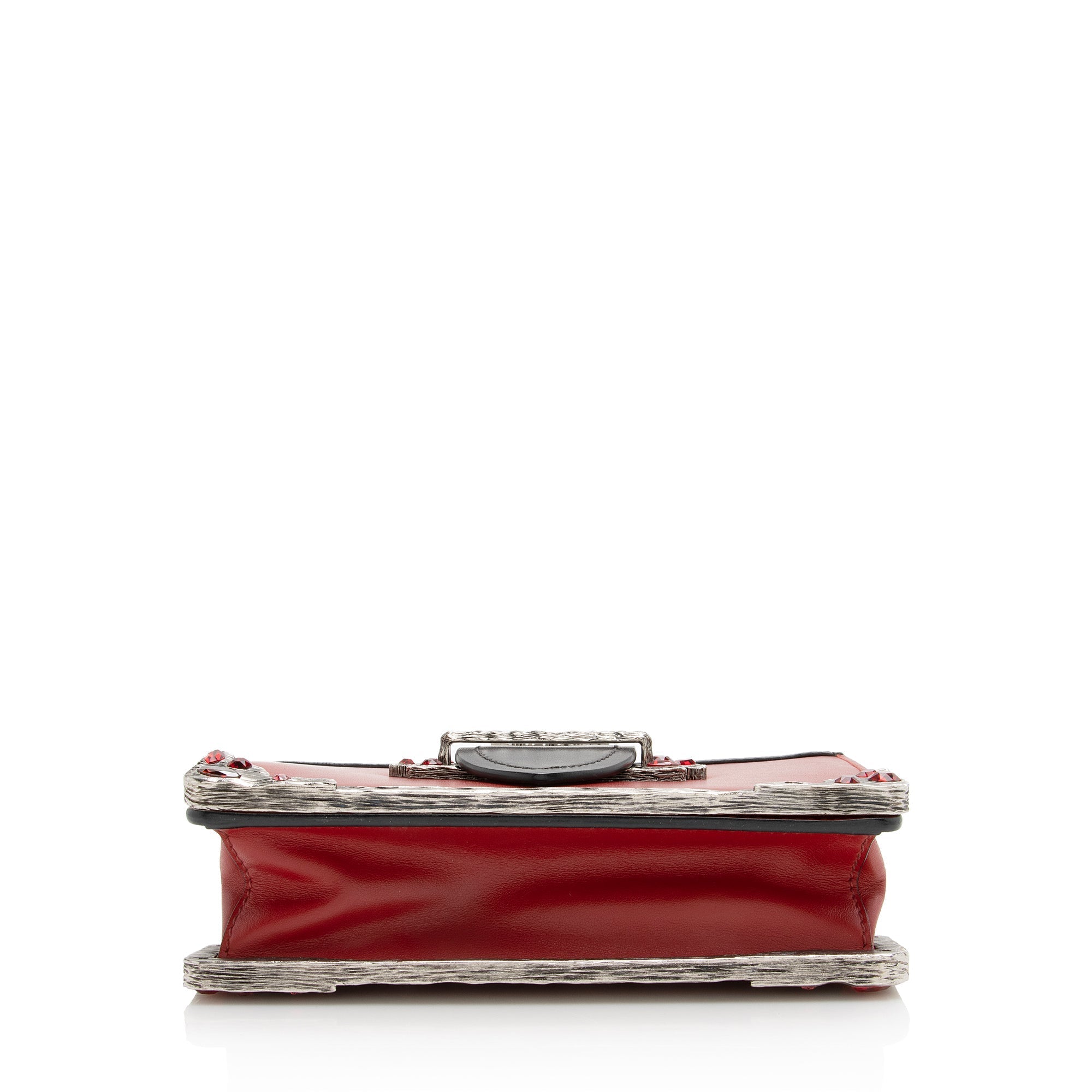 Prada Saffiano Crystal City Cahier Shoulder Bag (SHF-22657)