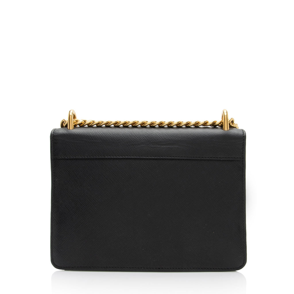 Prada Saffiano Leather Chain Mini Shoulder Bag