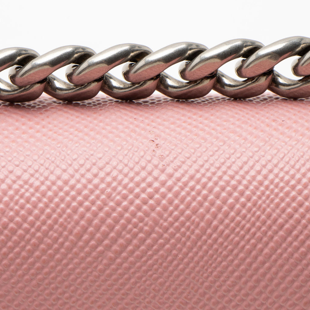 Prada Saffiano Leather Monochrome Chain Shoulder Bag