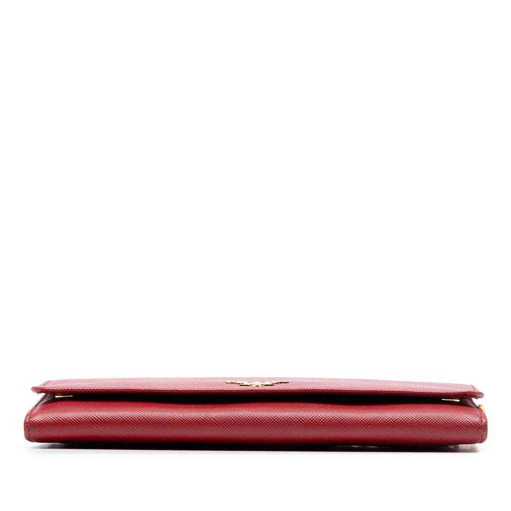 Prada Saffiano Leather Wallet on Chain