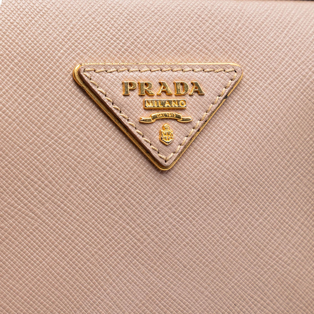 Prada Saffiano Lux Bauletto Satchel