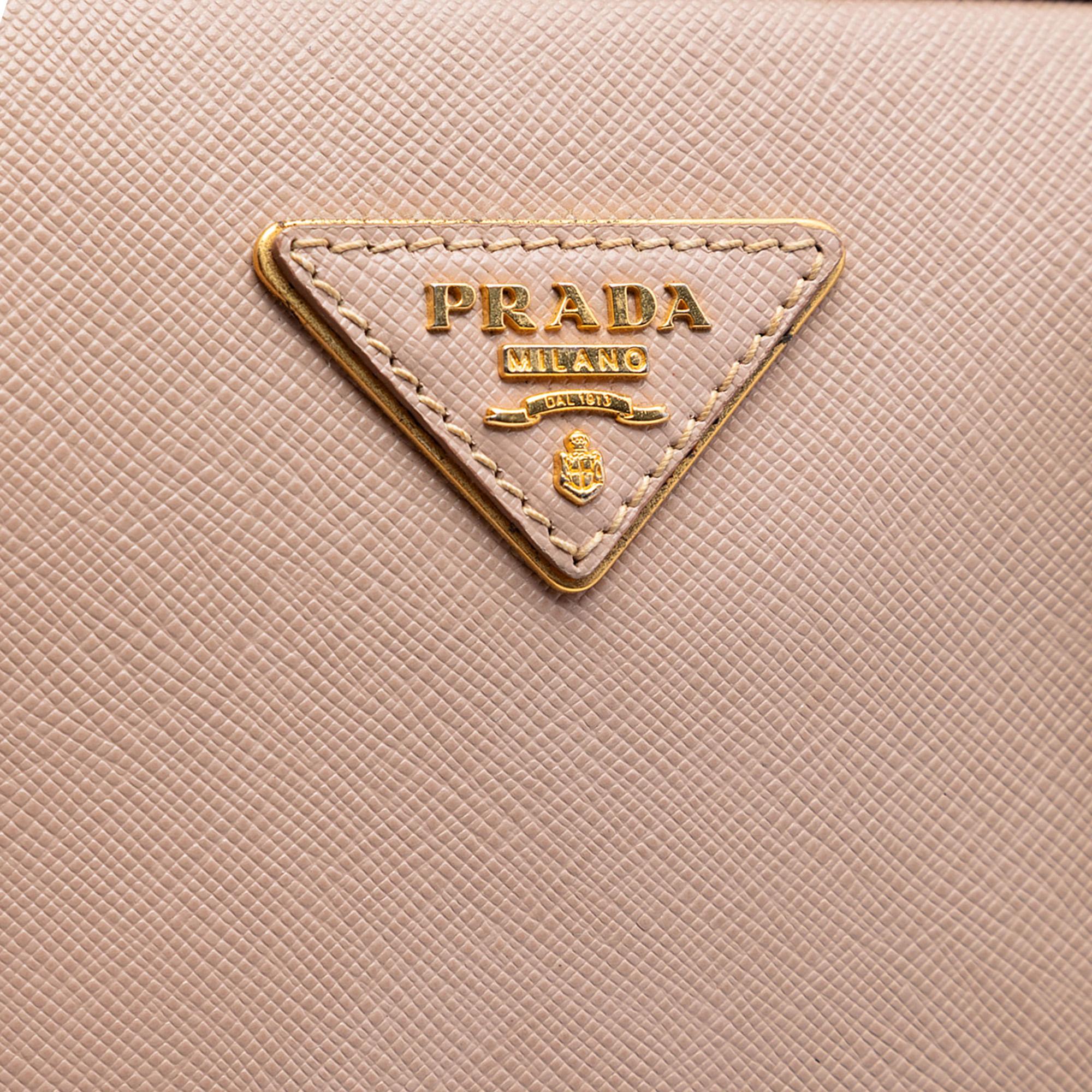 Prada Saffiano Lux Bauletto Satchel