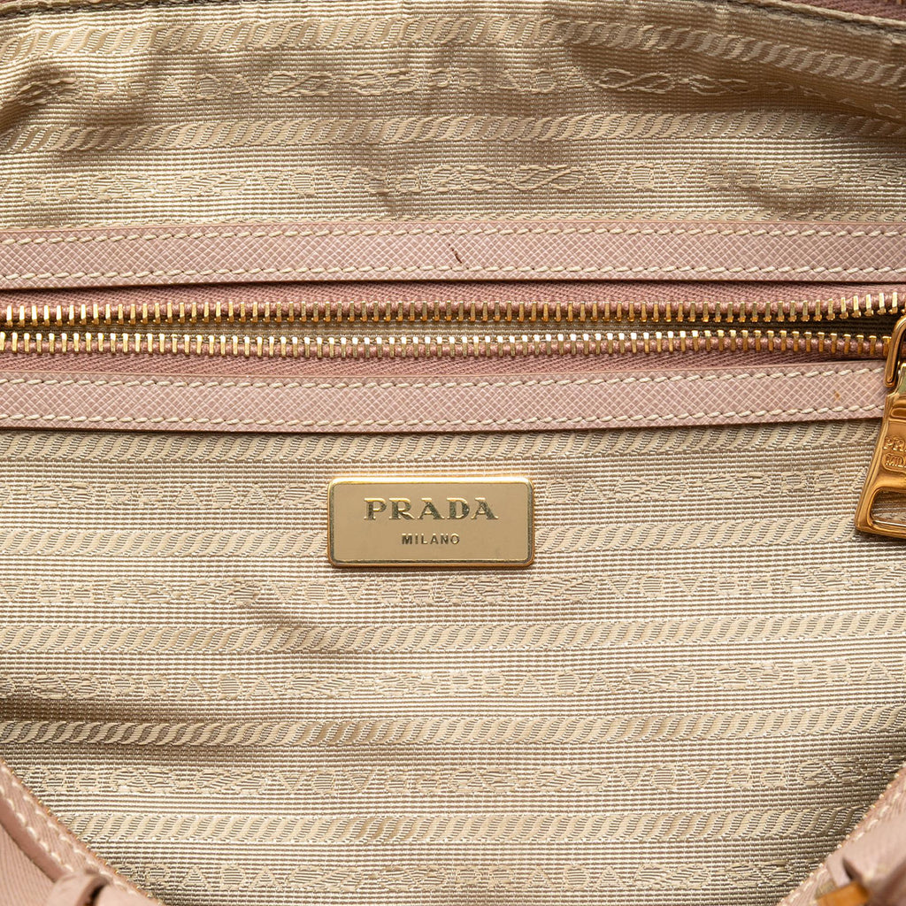 Prada Saffiano Lux Convertible Bowler Bag