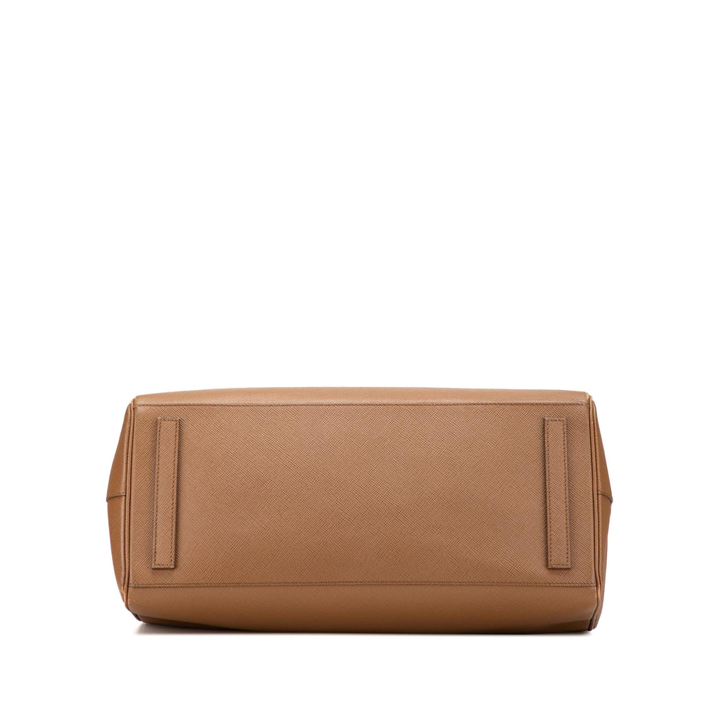 Prada Saffiano Lux Double Handle Shopping Tote