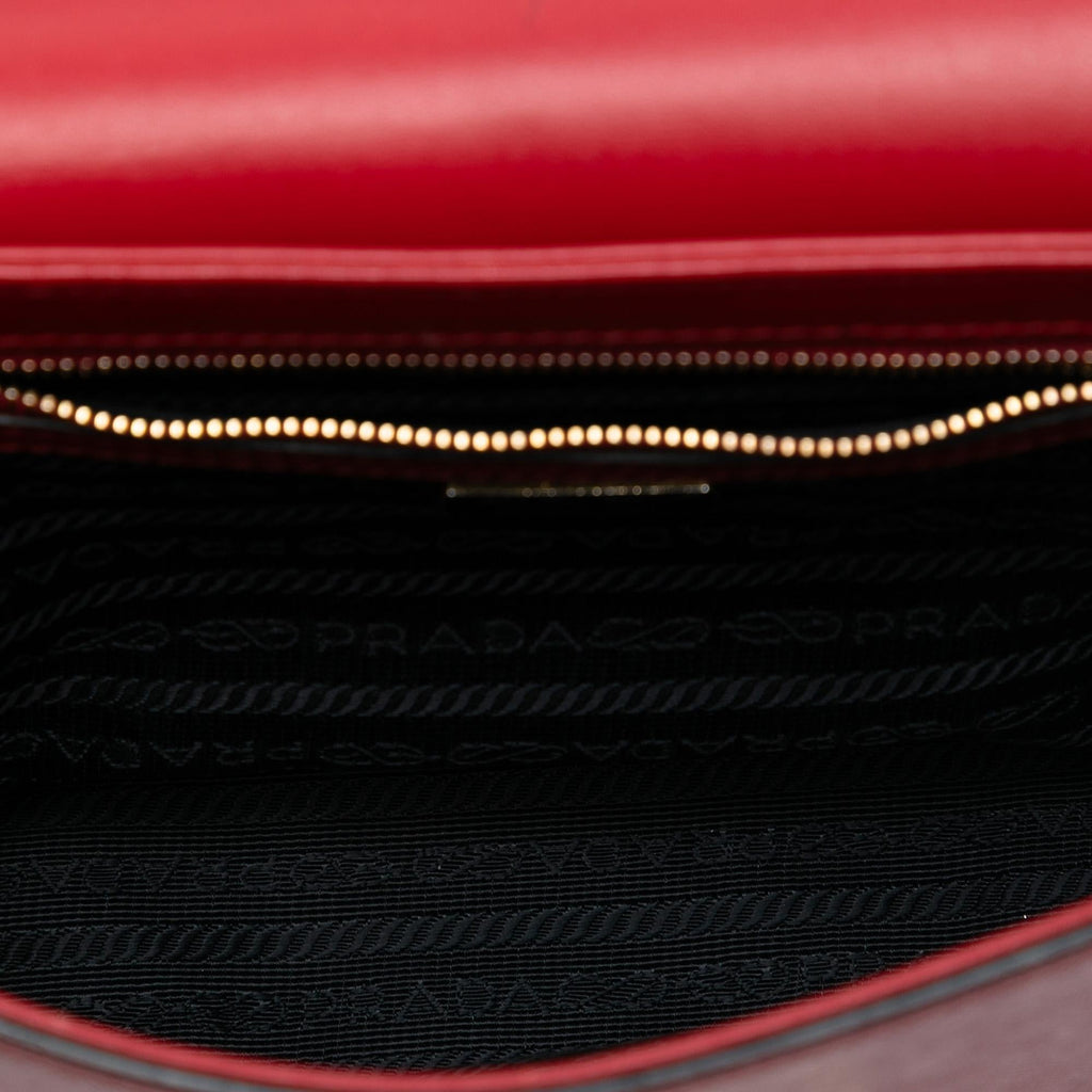 Prada Saffiano Lux Embleme Crossbody