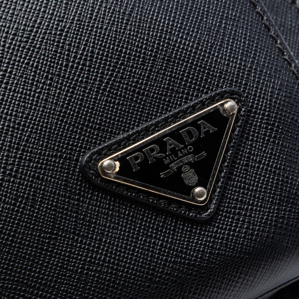 Prada Saffiano Lux Front Pocket Convertible Tote