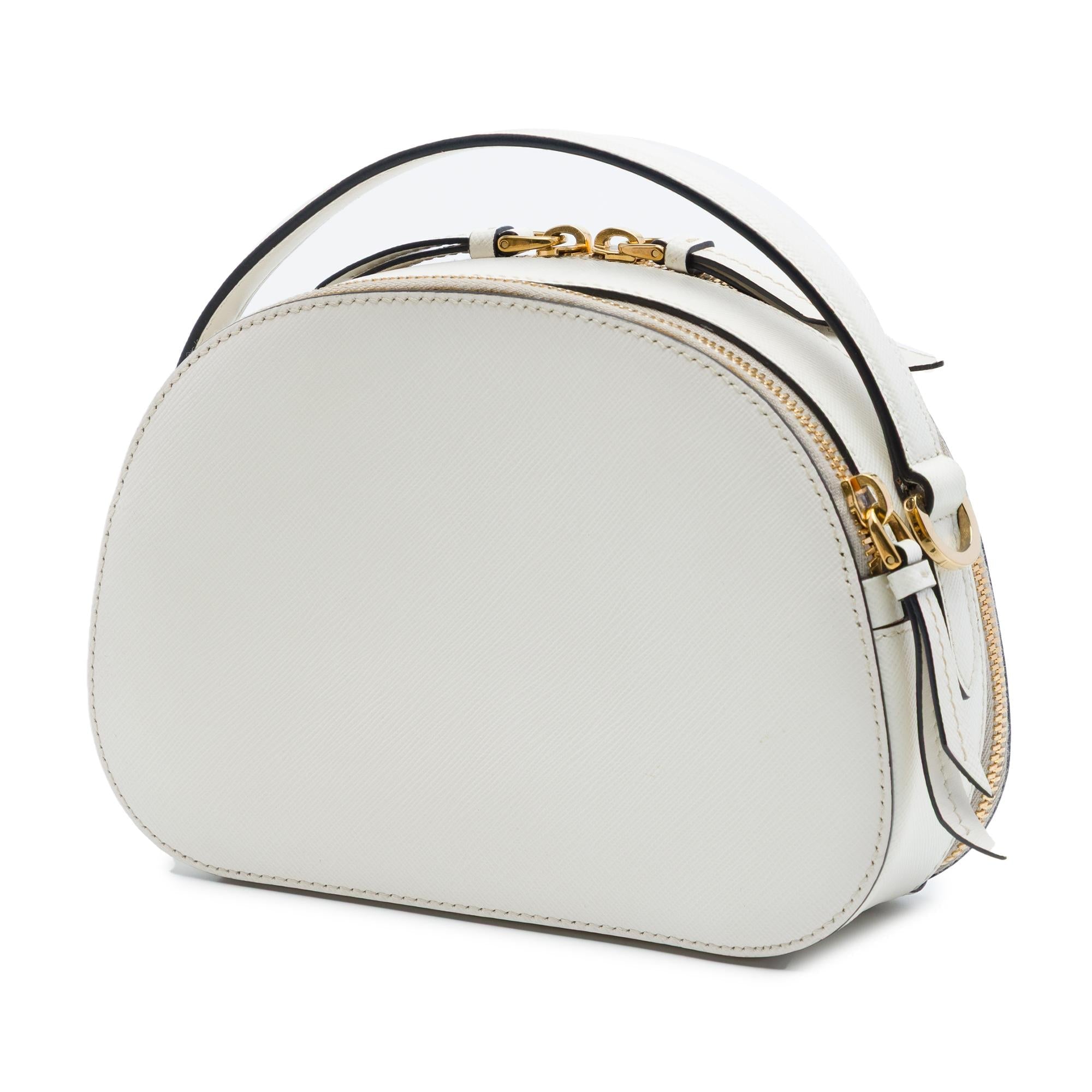 Prada Saffiano Lux Odette Satchel