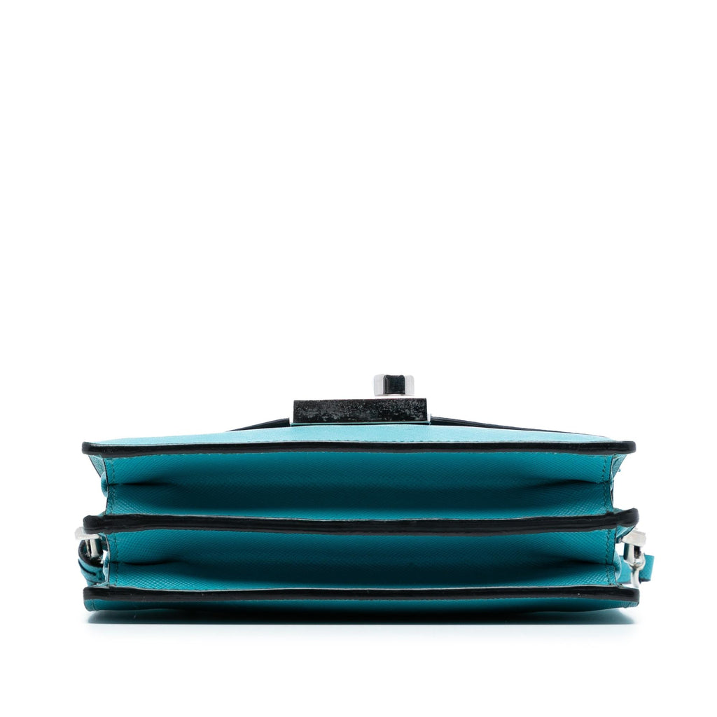 Prada Saffiano Lux Sound Lock Satchel