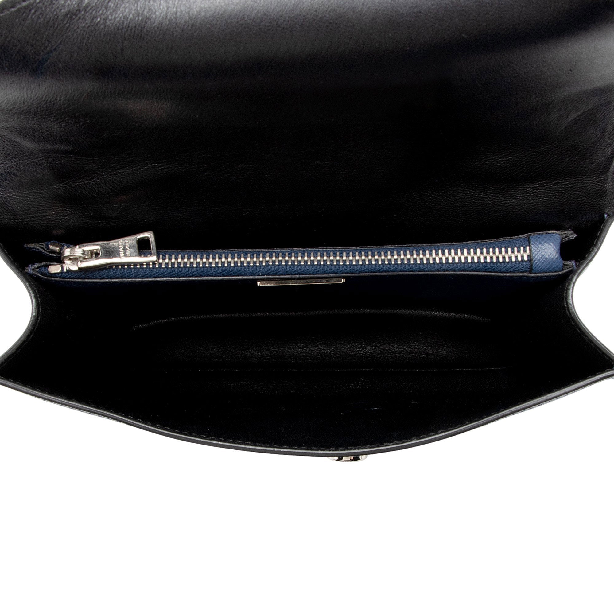 Prada Saffiano Lux Sound Mini Crossbody