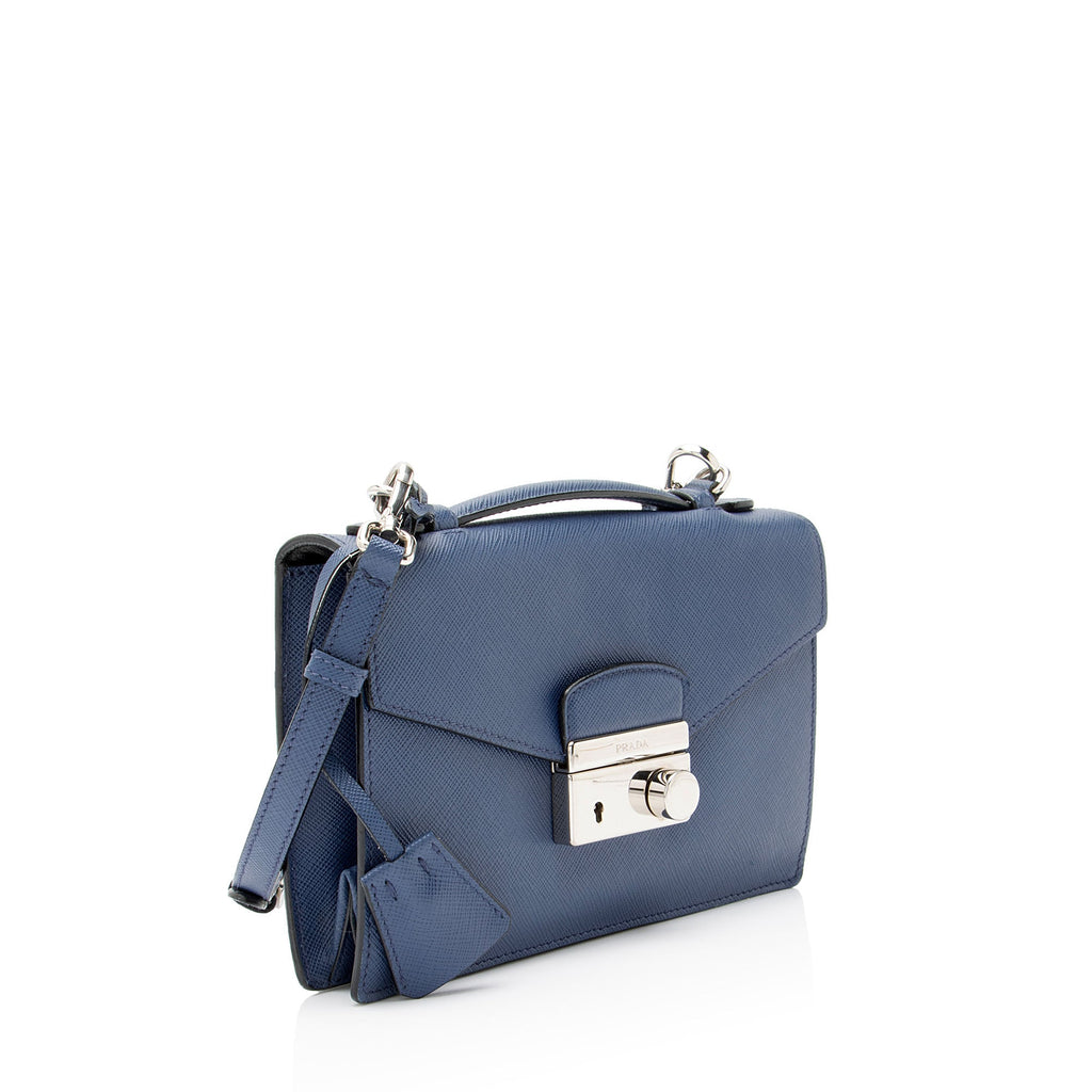 Prada Saffiano Lux Sound Mini Crossbody
