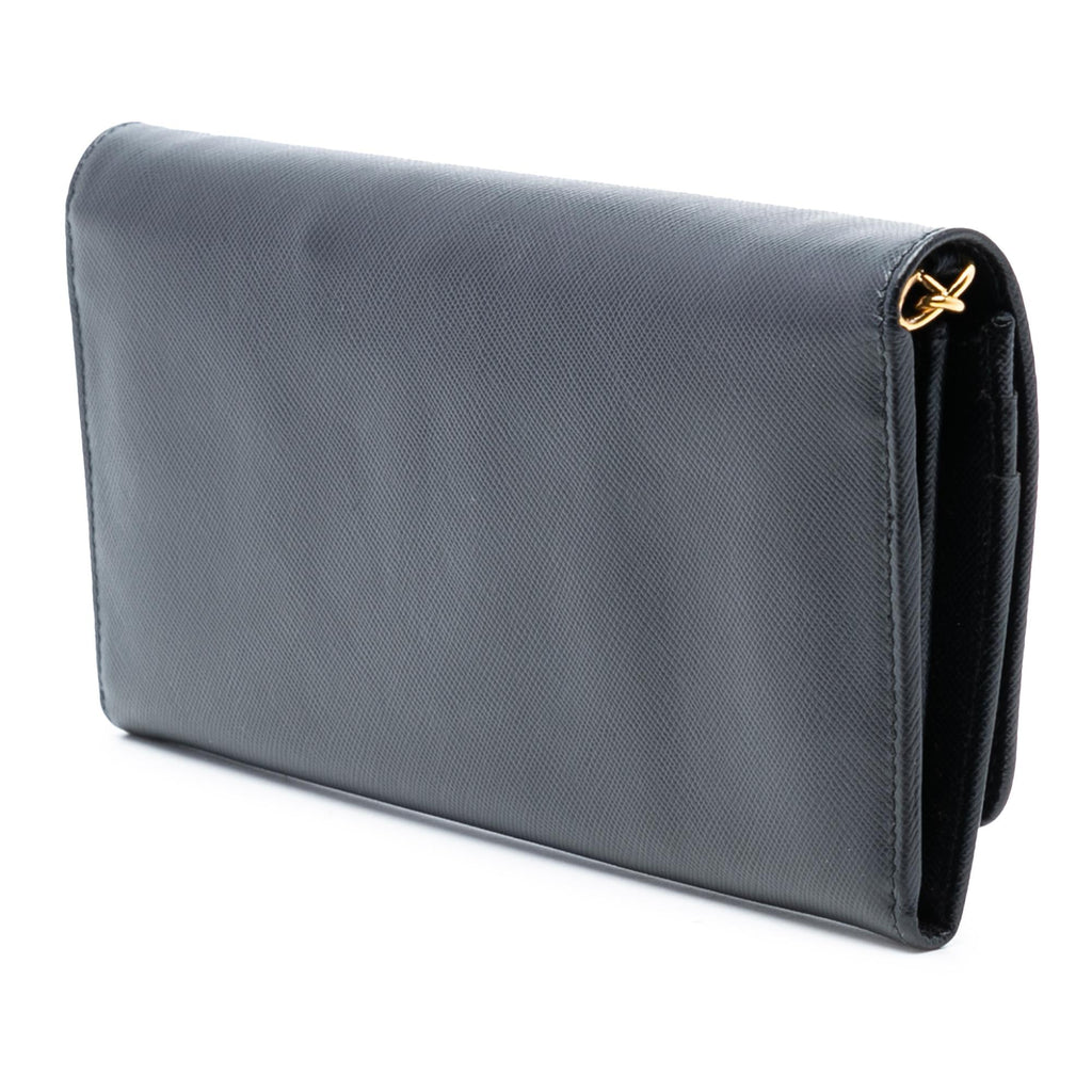 Prada Saffiano Lux Wallet On Chain