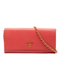 Prada Saffiano Lux Wallet On Chain