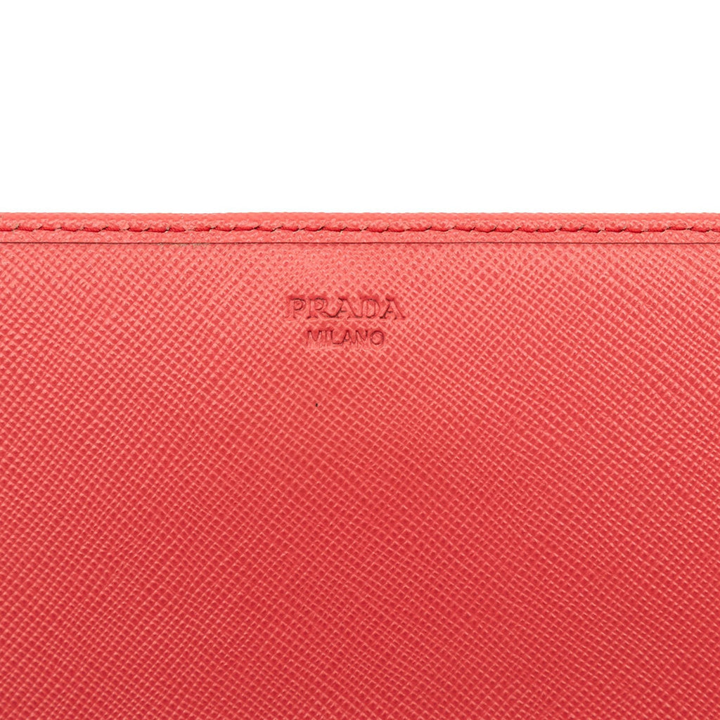 Prada Saffiano Lux Wallet On Chain
