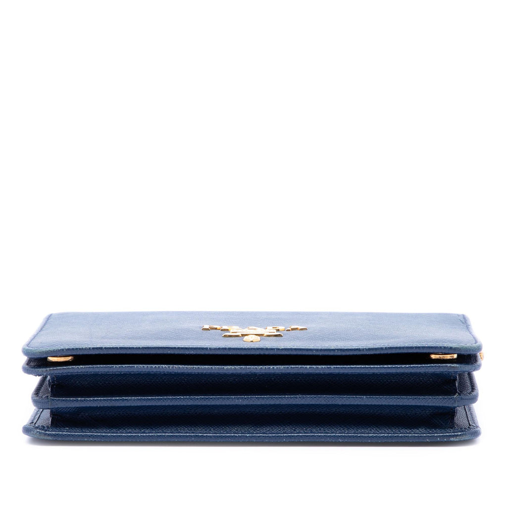 Prada Saffiano Lux Wallet on Chain