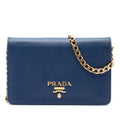 Prada Saffiano Lux Wallet on Chain