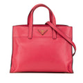 Prada Saffiano Soft Triple Pocket Tote