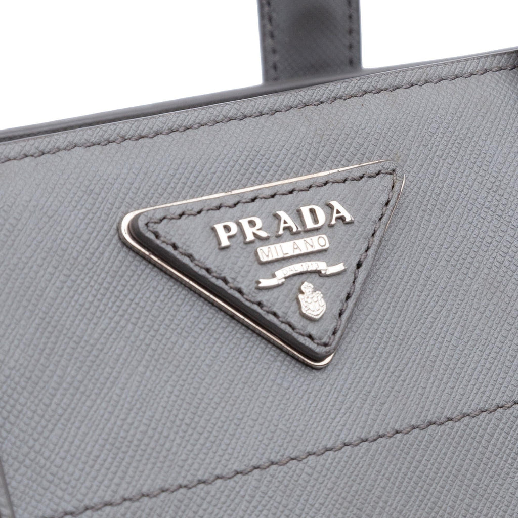 Prada Saffiano Soft Triple Pocket Tote