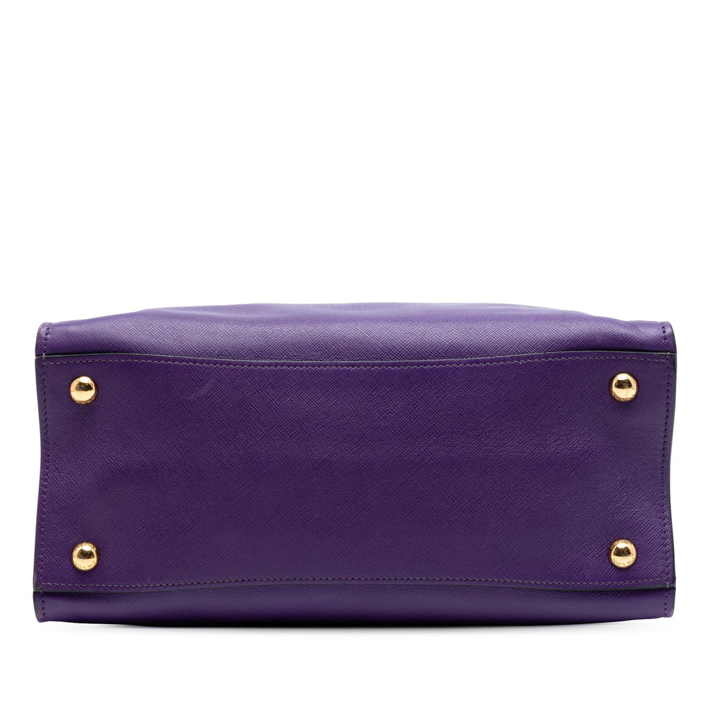 Prada Saffiano Soft Triple Pocket Tote