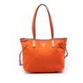 Prada Saffiano Trimmed Tessuto Open Tote