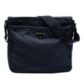 Prada Saffiano Trimmed Tessuto Zip Top Crossbody