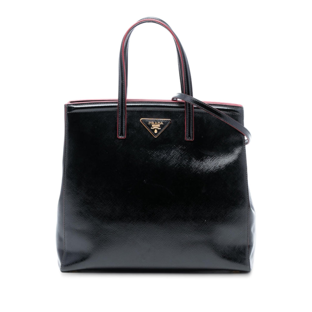 Prada Saffiano Vernice Satchel