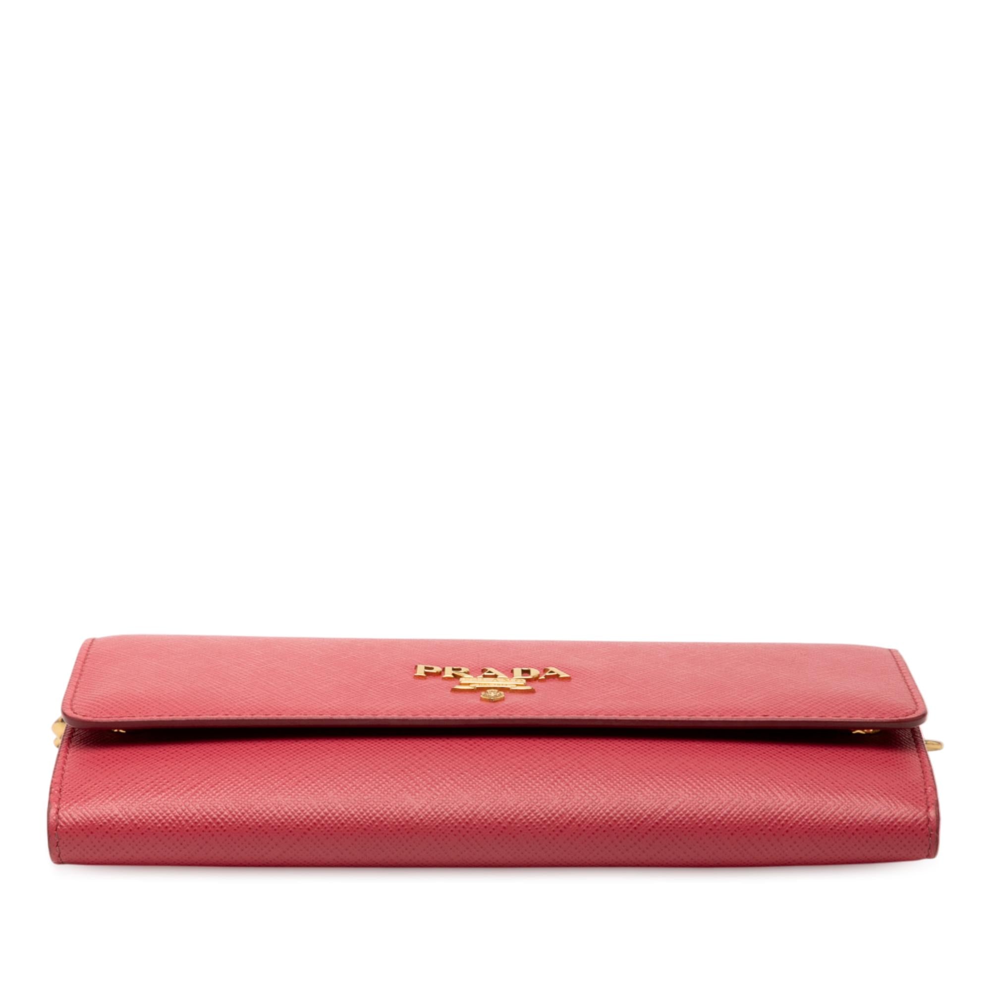 Prada Saffiano Wallet On Chain