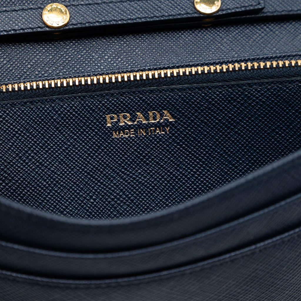 Prada Saffiano Wallet On Chain