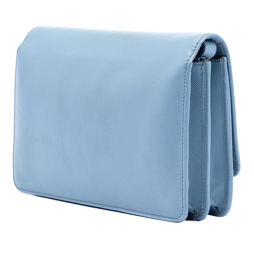 Prada Saffiano Wallet on Strap