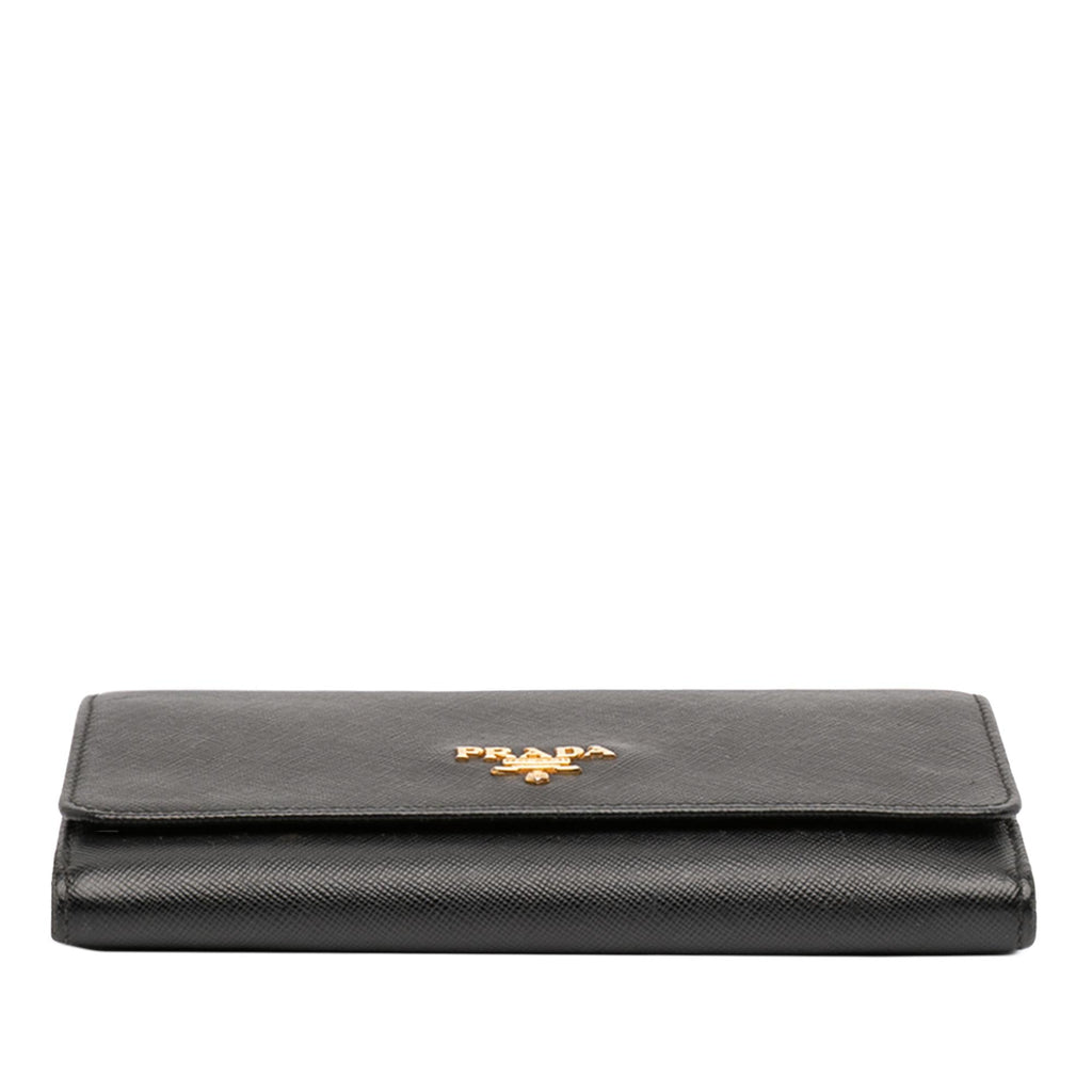 Prada Saffiano Wallet on Strap