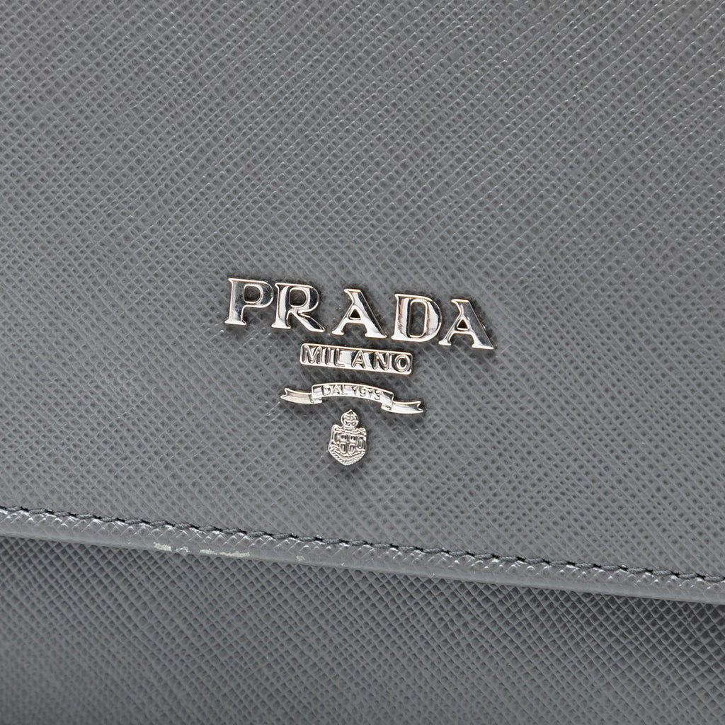 Prada Saffiano Wallet on Strap