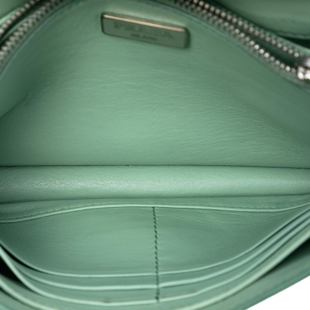 Prada Saffiano Wallet on Strap