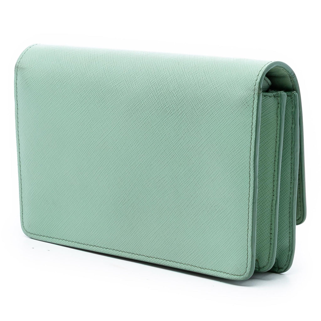 Prada Saffiano Wallet on Strap